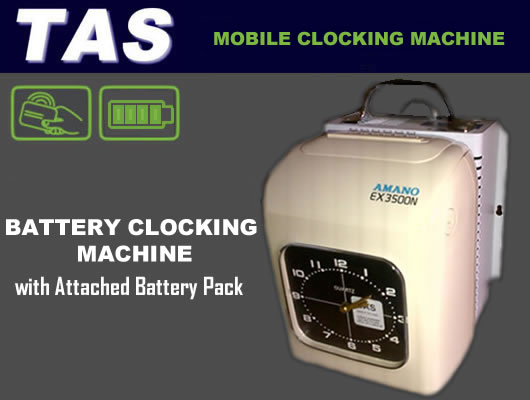 Farmers Clocking system with Attached Battery Pack